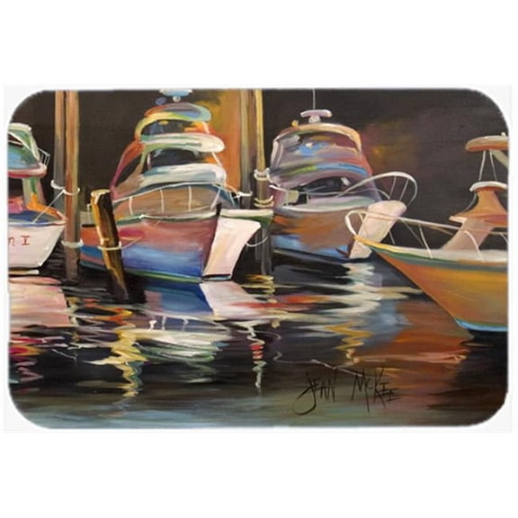 Sea Chase Deep Sea Fishing Boats Glass Cutting Board- Large
