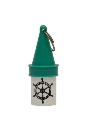 Sea Choice Boat Floating Buoy Keychain 0-7809 | White Green