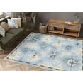 thumbnail image 1 of Sea Compass Rugs, Sea Concept Rugs, Blue Rug, Kids Room Rug, Nursery Rug, Bedroom Rug, Boy Room Rug, Gift For The Home, Children Room Rug, 1.7'x2.3' - 50x70 cm, 1 of 4