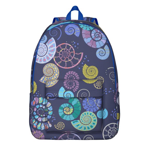 Sea Coral Fish Nautical Travel Backpack – Lightweight Student Backpack with Tropical Marine Life Design, Comfortable Carrying, Anti-theft Features for Daily Use and Short Trips