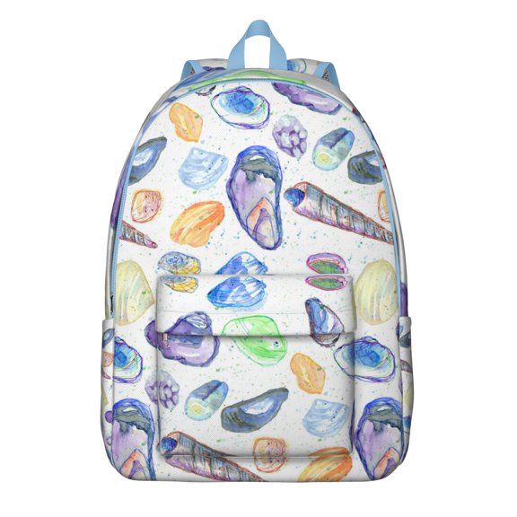 Sea Coral Fish Nautical Travel Backpack – Lightweight Student Backpack with Tropical Marine Life Design, Comfortable Carrying, Anti-theft Features for Daily Use and Short Trips