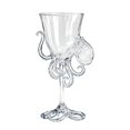 thumbnail image 1 of Sea Creature Stemmed Cocktail Goblet, Hand Blown Octopus & Sea Turtle Glass, Coastal Decorative Drinkware For Home Bar, 1 of 5