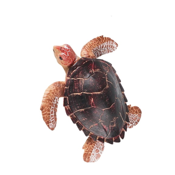 Sea Creature Toy Hand Painted Turtles Figurine for Bath and Educational Fun