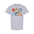 thumbnail image 1 of Sea Creatures Design T-Shirt Women -Image by Shutterstock, Female XX-Large, 1 of 2