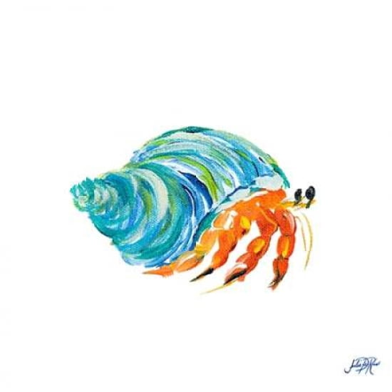 Sea Creatures II Canvas Art - Julie DeRice (24 x 24)