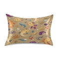 thumbnail image 1 of Sea Creatures Luxury Silky Soft Pillowcase Standard Size Wrinkle Resistant Envelope Closure 20x26in, 1 of 9