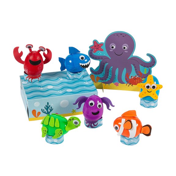 Sea Creatures Scene Egg Decorating Craft Kit - Makes 1