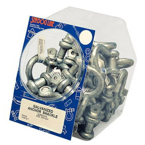Sea Dog 1478065; Pop Display Galvinized Shackle