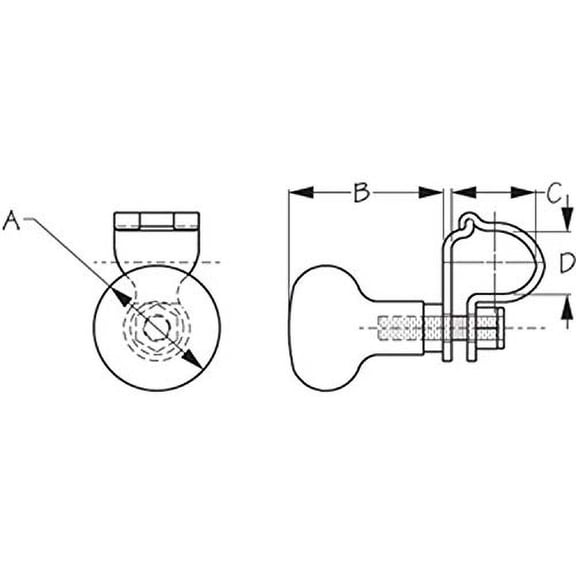 Sea-Dog 230106-1 Steering Wheel Maneuvering Knob