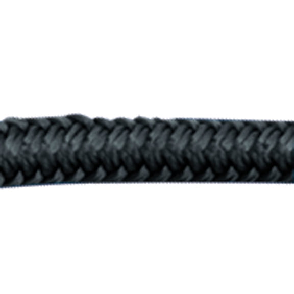 Sea-Dog 302110015BK-1 Double Braided Nylon Dock Line - 3/8" x 15', Black