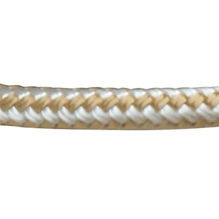 Sea-Dog 302116025G/W-1 Double Braided Dock Line - Gold/White, 5/8" x 25'