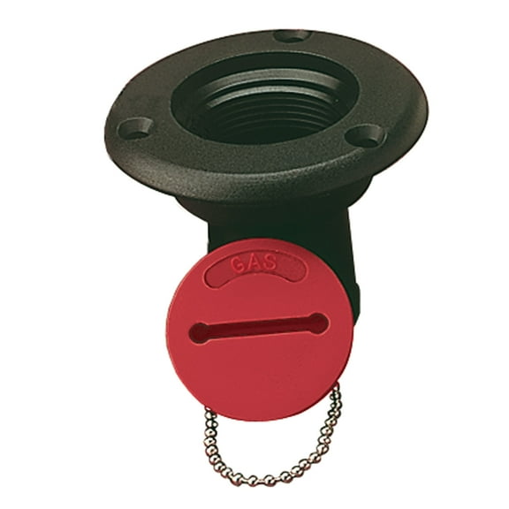 Sea-Dog 357010-1 Deck Fill with Slotted Cap - Black with Red Cap