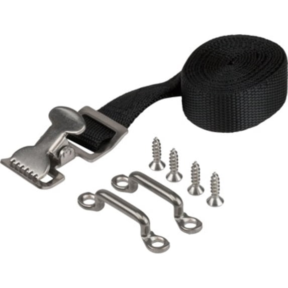 Sea-Dog 359995-1 Nylon Gas Tank Strap Kit - 6" x 1" Strap
