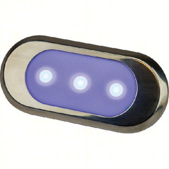 Sea Dog 4014091; Stainless Steel Led Courtesy Light Blue Full