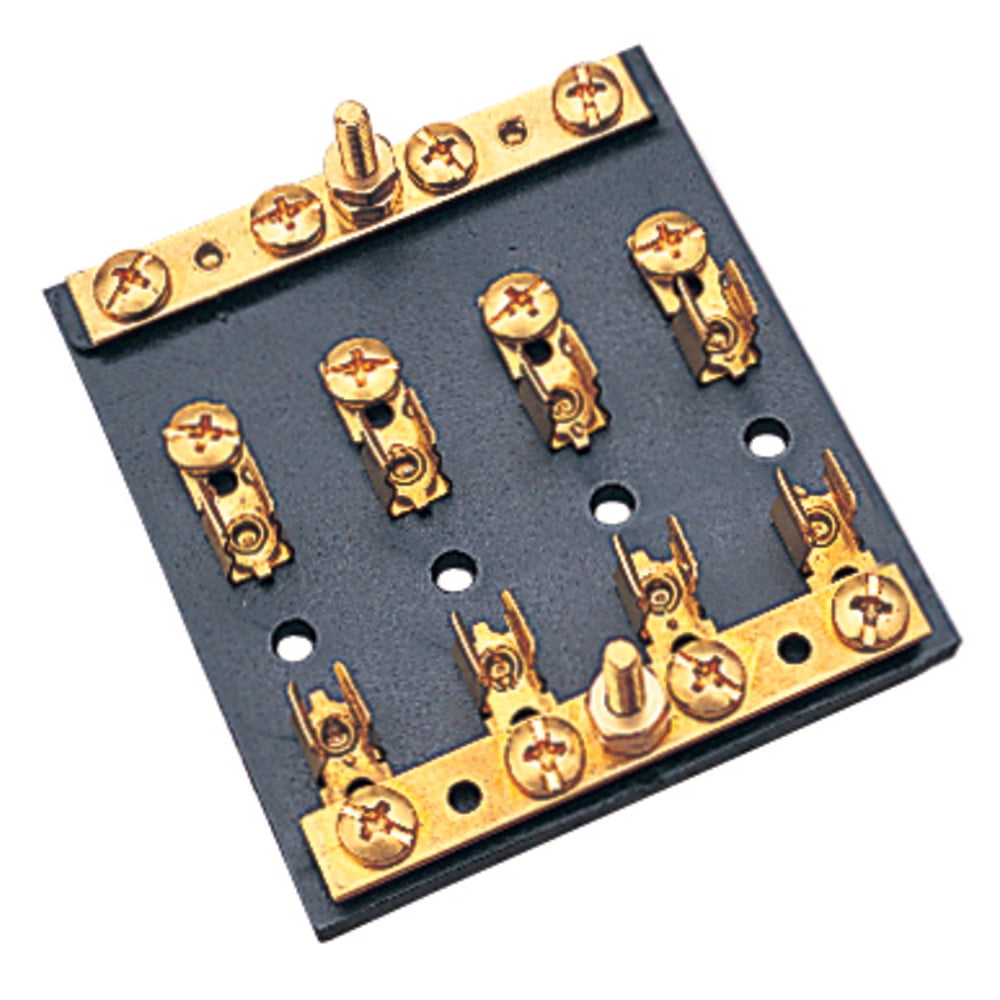 Sea Dog Bakelite Fuse/Terminal Block, 6 Terminals