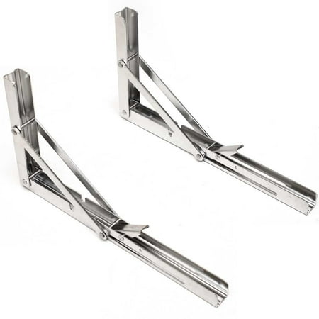 Sea-Dog Boat Table Support Bracket 221350 | 12 Inch Stainless (Pair)