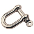 thumbnail image 1 of Sea Dog D Shackle Stainless 1/4 In 147006-1, 1 of 2