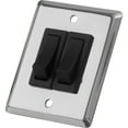 thumbnail image 1 of Sea-Dog Double Gang Wall Switch - Stainless Steel [403020-1], 1 of 2