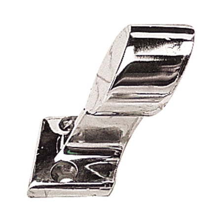 Sea Dog Hand Rail Fitting 60-Degree End (Left Hand Set Screw) Tube, O.D. 7/8", #10 FH Fasteners, Zinc Chrome-Plated