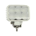 thumbnail image 1 of 5" White and Clear Contemporary LED Rectangular Flood Light, 1 of 2