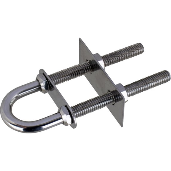 Sea-Dog Line 080155 Stern Eye 7/16" Large Plate, Machined AISI 304 Stainless Steel