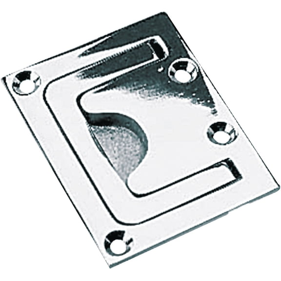 Sea-Dog Line 222425 Hatch Handle, Chrome Finish, #8 Fastener, 2-15/16" x 2-3/16"