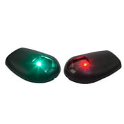 Sea-Dog Line 400078 Black LED Side Mount Side Navigation Port & Starboard Lights USCG 1 NM Approved