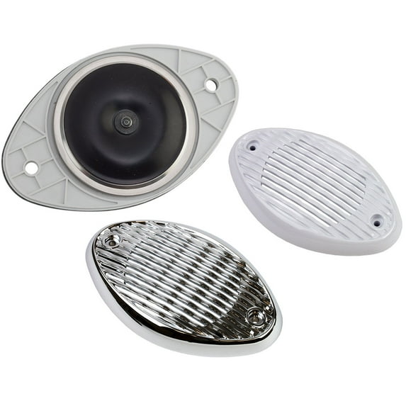 Sea-Dog Line 431250 Drop In 4A 111 DB Horn V.3 with Grills, Powder Coated Steel and Injected Molded Nylon