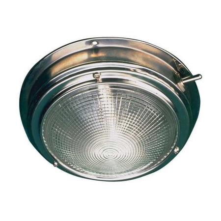 Sea Dog Dome Light, 4" Lens, Stainless Steel