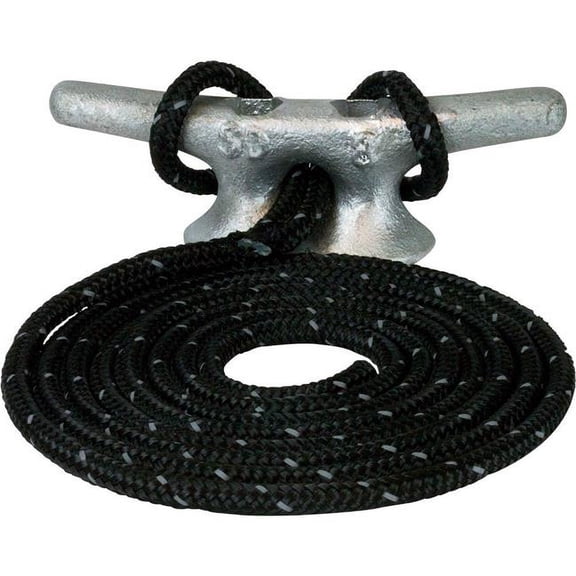 Sea Dog Marine 2 Braid Nylon Dock Line 3/8X15' - Sea-Dog Line (302110015Bkt-1)