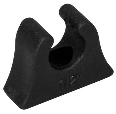 Sea Dog Marine 491351 1.25 in. Rubber Pole Clip, Black for 3-491351-1
