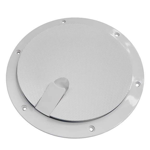 17" Sea Dog ABS Smooth White Pop Out Texture Lid Deck Plate