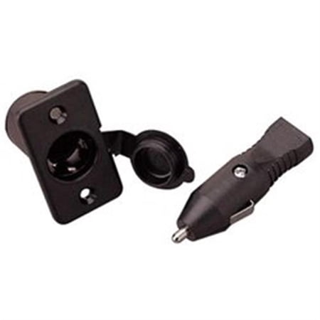 Sea Dog Power Socket with Plug, 12V, Complete
