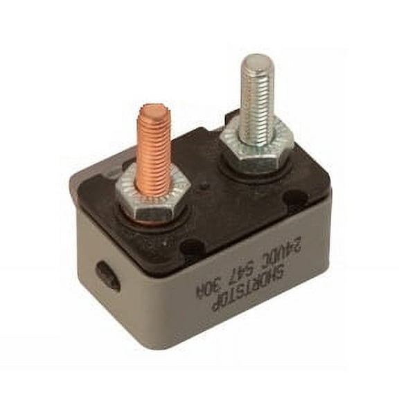 Sea Dog Resettable Circuit Breaker without Cover, 20 Amp, 12 or 24V