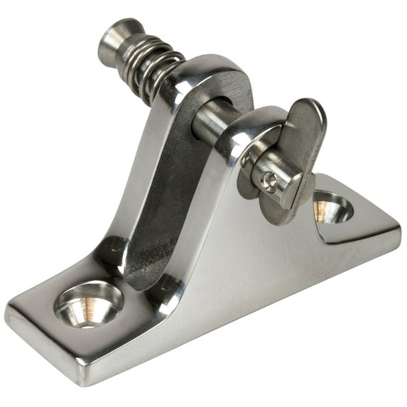 Sea-Dog Stainless Steel Angle Base Deck Hinge - Removable Pin | Bundle of 5