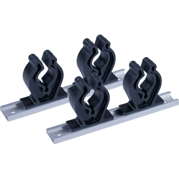 Sea-Dog Track Rod Holder - 7" Tracks - 4 Rod Clips | Bundle of 2 Each