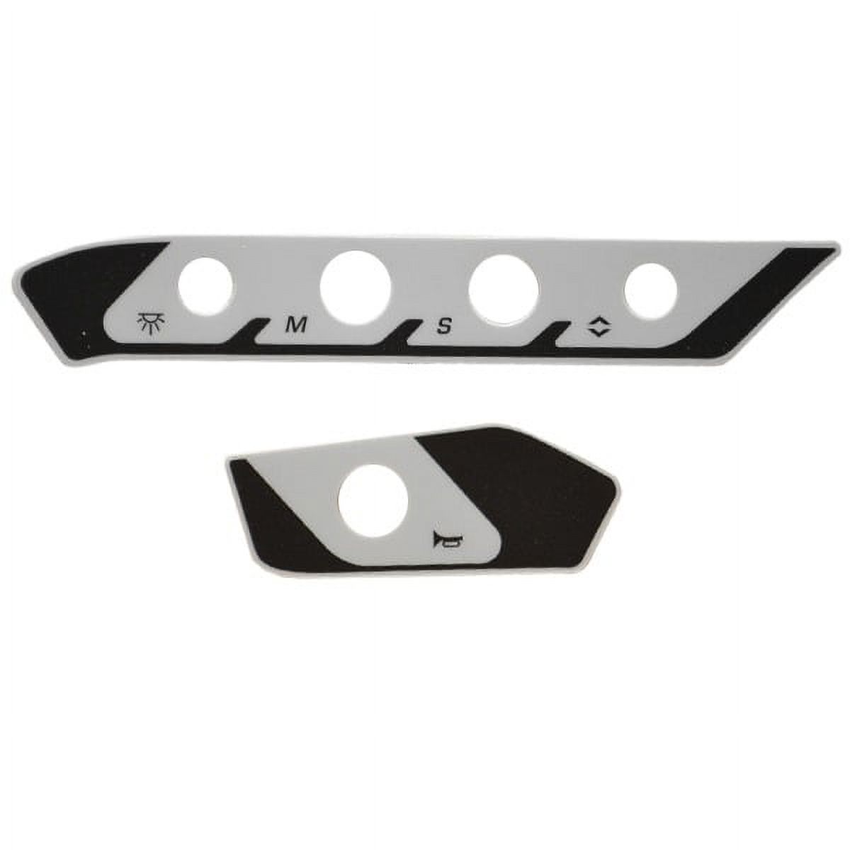 Sea Doo 219903627 / 219903628 Gray / Black Boat Switch Panel Decals