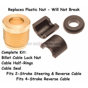 Sea Doo Billet Cable Lock Nut Seal & Half Ring Kit 211100009 277000055 277001729