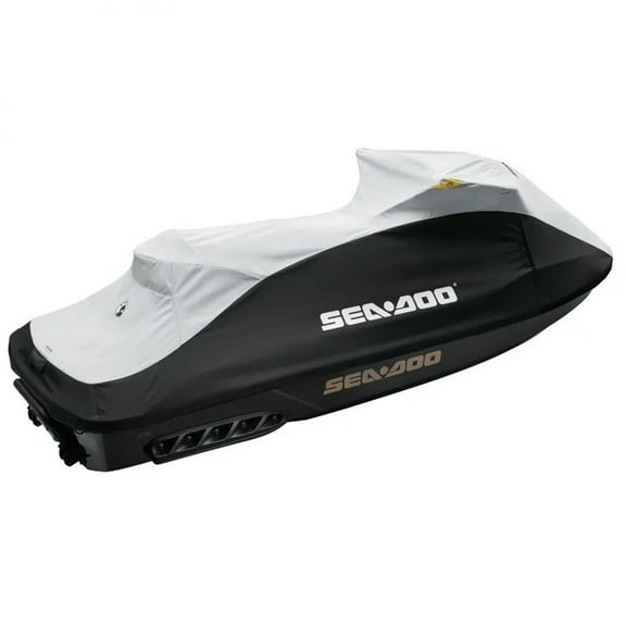 Sea-Doo Black and Gray, Polyester, Universal Fit, Watercraft Cover
