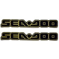thumbnail image 1 of Sea Doo Boat Decals 204 902 030 | Black Yellow Logo Stickers (Pair), 1 of 1