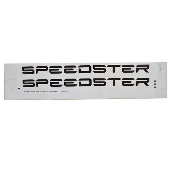 Sea Doo Boat Decal Stickers | Speedster 14 3/4 Inch Black (Pair)
