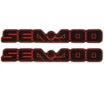 thumbnail image 1 of Sea Doo Boat Logo Decal | Red Black Stickers (Pair), 1 of 1