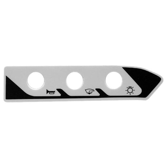 Sea Doo Boat Switch Panel Decal 219903188 | 5 3/8 x 1 1/4 Inch Gray