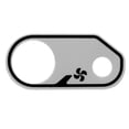 thumbnail image 1 of Sea Doo Boat Switch Panel Decal 219903564 | Sticker Blower Fan Key, 1 of 1