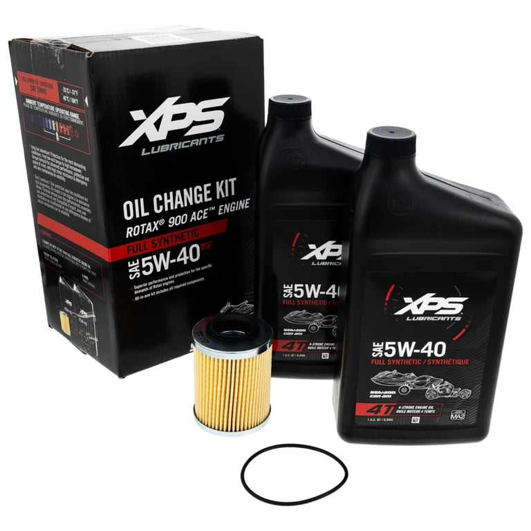 BRP Can-Am Sea-Doo OEM 4T 5W-40 Full Synthetic Oil Change Kit
