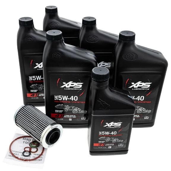 Sea-Doo New OEM Spyder Oil Change Kit 5W40 1330, 9779484