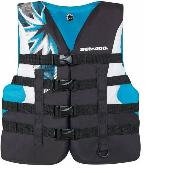 Sea-Doo New OEM Womens Motion PFD, 2X-L, Blue, 2858791476