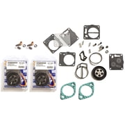 Sea Doo XP 787 95-97 Twin Carburetor Rebuild Kit With Base Gasket & Needle Seat