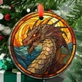 thumbnail image 1 of Sea Dragon: Ornament Style Wall or Window Hanging, 2025, Holiday Decoration, Seasonal Keepsake Gift, Unique Collectible, Window Hanging, Home Decor 2025, Seasonal Holiday Decor,, 1 of 5
