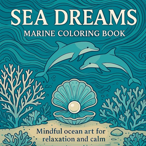 Sea Dreams - Marine Coloring Book, (Paperback)